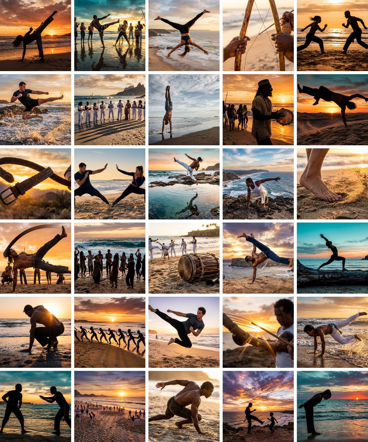 Capoeira Sunset Vol. 1: Dynamic Martial Arts