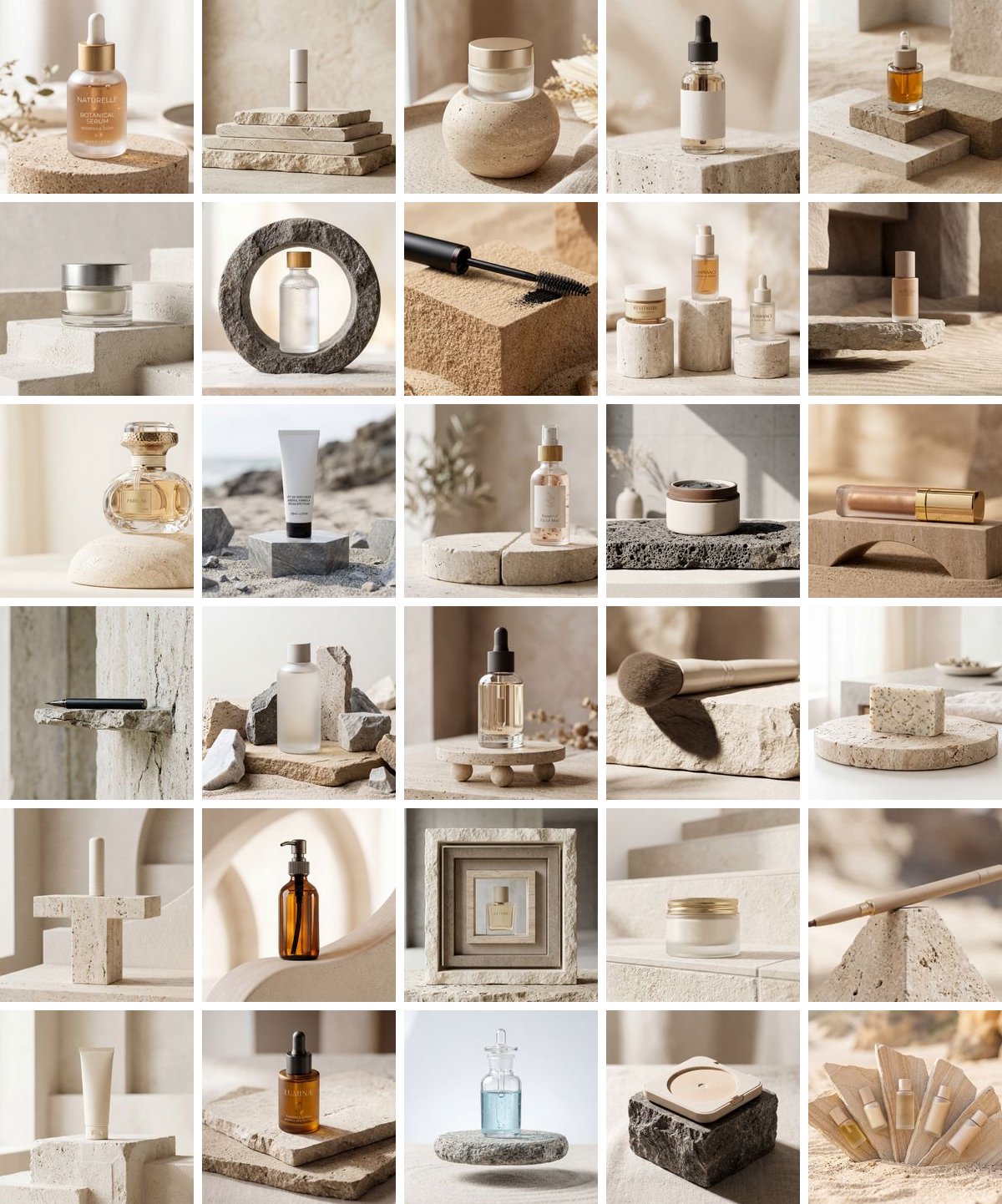 Minimalist Stone Cosmetics Vol. 1: Elegant Beauty