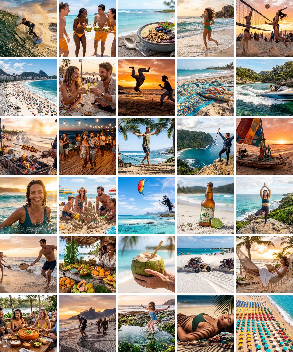 Tropical Brazilian Beach Life Vol. 1: Sun, Sand & Sea